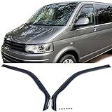 Windabweiser Regenabweiser Windschutz Schwarz Smoke für VW Bus T5 T6 ab 03