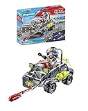 PLAYMOBIL City Action 71147 SWAT-Multi-Terrain-Quad, verwandelbares SEK Speedboot, Spielzeug für Kinder ab 5 Jahren