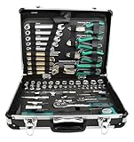 Brüder Mannesmann Alu-Werkzeugkoffer, bestückt, 160-teilig | M29078