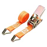 ZHAOQIN Spanngurte for den sicheren Gepäcktransport Hochleistungs-Ratschengurte for die Frontladung von Auto und LKW mit Metallschnalle Spanngurte Mit Ratsche(6M)