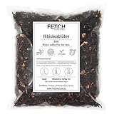 Hibiskusblüten – Getrocknet & geschnitten – Fruchtig-säuerlich & intensiv aromatisch – 500g oder 1kg Aromabeutel – FETCH NATURE (M - 500g)
