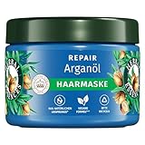 Herbal Essences Repair Haarmaske mit Arganöl 300ml. Von geschädigtem zu Geschmeidigerem, Glänzenden Haar, Intensive Pflege, Mit Inhaltsstoffen natürlichen Ursprungs, Vegan