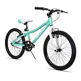 Hiland Climber 20 Zoll Kinderfahrrad Kinder Fahrrad MTB Mountainbike für 5 6 7 8 9 Jahre Jungen Mädchen Kinder mit V-Bremse Mintgrün