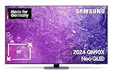 Samsung Neo QLED 4K QN90X Fernseher 55 Zoll, Neural Quantum 4K AI Prozessor, Mini LED TV, Quantum-Matrix-Technologie, AI Upscaling, Smart TV, Gaming Hub, GQ55QN90XATXZG, Deutsches Modell [2024]