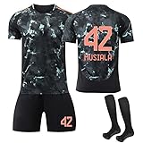 Bavaria Football Jerseys 24 25 New Black Farbstoff 6 Kimmich 7 Gnabry 9 Kane 10 Sane 19 Davies 25 Müller 42 Musiala Trikot Kinder Kids Boys Mens Sport Trainning Soccer T Shirt Footy Kit Outfit