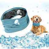 Kühlhalsband für Hunde,Hundehalsband Kühlend,Kühlende Halstuch Hund,Kühlende Bandana Hund,Kühlung Kragen Hund,Halstuch Kühlend Hund,Kopftücher Kühlend Hund,Hunde Kühl Halsband,Größe S/M/L(M)