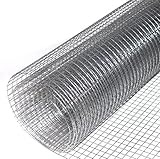 Volierendraht Edelstahl Drahtgitter Maschendrahtzaun 5 m Länge Drahtzaun (19x19 mm)