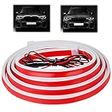 LANAFAY LED Tagfahrlicht 160cm, LED Tagfahrlicht 10-16V, Car Hood Light Strip Flexible Waterproof, Decorative Light Bar, LED Strip Auto für Autos, SUVs, LKWs