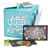 Rätselbox - Geschenkbox: 3 Rätsel lösen zum Öffnen - Ähnlichkeit mit Exit Game - Geschenkverpackung für Geldgeschenk oder kleine Geschenke