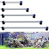 BPS Weiß/Blaue LED-Aquarium-Tauchleuchte Fischclip-Lampe Aquarium Pflanzenbeleuchtung mit unterschiedlicher Spannungslänge