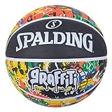 United Sports Unisex – Erwachsene Spalding Graffiti Sz7 Ball, Rainbow, 7