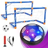BelleStyle Air Power Fußball,Jungen Spielzeug für Kinder,Wiederaufladbar Hover Fussball Indoor mit LED Geschenke ab 3 4 5 6 7 8 Jahre Jungen Mädchen,Outdoor Spielzeug für Kinder