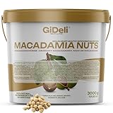 GiDeli Macadamianüsse bruch 3 kg in Eimer - ungesalzen nüsse in Rohkostqualität - cremig & nussig - reich an einfach ungesättigten Fettsäuren – ideal für Müsli, Patisserie & Foodservice