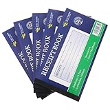 CIYODO 5 Stück Englische Quittungsblöcke Kopier Quittungsblöcke Bestellformulare Für Den Einzelhandel Quittungshefte Rechnungsbelege Bestellbücher