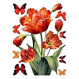 Fensteraufkleber | Schmetterlings Fensterbild,Kreative Doppelseitige Statische Dekoration Für Zuhause Wohnzimmer Wand Tür Arbeitsplatz Motiv