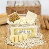 Foodtastic Power Cake Weisse Schokolade (30 x 120g) | leckere, saftige Haferriegel | handgemachte Flapjack Energieriegel aus Haferflocken