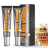2Stück Collagen Bee Venom Wake up Eye Cream for Men, Bienengift Augencreme,Bee Venom Augencreme,Bienengift Wake Up Augencremes,gegen falten, augenringe,Tränensäcke und Schwellungen