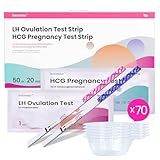Femometer 50 ovulationstest + 20 Schwangerschaftstest 25 miu/ml optimaler Sensitivität