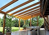 Terrassendach Terrassenüberdachung Carport Komplettset ECO Polycarbonat 16mm klar 2000mmx5110mm (TxB)