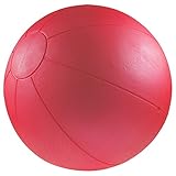 Sport-Tec TOGU Medizinball Fitnessball Gewichtsball Rehaball aus Ruton 34 cm, 5 kg, ROT