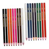 Beaupretty 20 Stück Teiliges Wachsmalstift Multifunktionale Tragbare Wachsmalkreide mit Abziehfunktion Geeignet für Kleidung Leder Holz Glas und Bastelprojekte Farben Je Stifte