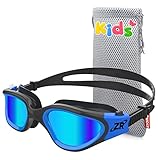 ZIONOR Schwimmbrille Kinder, G1MINI Polarisiert Komfortabel Kinder Schwimmbrille, Anti Nebel UV-Schutz Schwimmbrille für Mädchen und Jungen (Jahre 3-14)