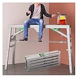 Tragbare, zusammenklappbare Gerüst-Werkbank – verstellbare Höhe für Mehrzweck-Arbeitsbühnen für Heimtechnik