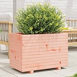 Iiaky Pflanzkübel 70x40x49,5 cm Blumenkasten Balkon Pflanzschalen FüR Draussen Balkon Pflanzkasten Massivholz Douglasie - 847371