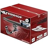 STEINHOF NEU Anhängerkupplung AHK abnehmbar-vertikal kompatibel mit Kia Sportage IV 2016-08.2018 mit 13-polig Universal-Elektrosatz