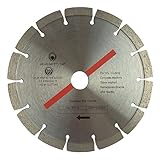 Weischer® - Diamanttrennscheibe 350 x 25,4 mm | universal Diamantscheibe Trennscheibe segmentiert | für Beton, Stein, Klinker, Ziegel, Granit, Mauerwerk | Segmenthöhe 10 mm