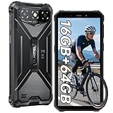 OUKITEL G3 Outdoor Smartphone 2025-16GB+64GB/1TB Outdoor Handy Ohne Vertrag, 6 Zoll Display Smartphone, 6300mAh Baustellenhandy, 13MP Kamera, IP68 Wasserdicht/IP69K/4G Dual SIM/OTG/Face ID-Schwarz