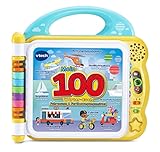 VTech Baby Mein 100-Wörter-Buch: Fahrzeuge und Fortbewegungsmittel – Interaktives Bilderbuch mit über 100 Wörtern auf 12 bilinguale Seiten (Deutsch-Englisch) – Für Kinder von 2-5 Jahren