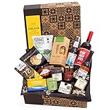 Präsentbox Urlaub für Zuhause - Gefüllter Geschenkkorb mit Sangría, & mediterranen Leckereien von jamon.de - Gourmet-Geschenk für jeden Anlass