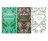 Pukka - Bio-Kräutertee 'Minzige Erfrischung' - Tee Mix - 60 Teebeutel (20 x Drei Minze, 20 x Pfefferminz & Süßholz, 20 x Feel New)