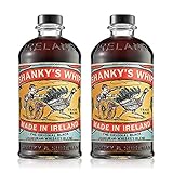 Shanky's Whip Original Black Irish Whiskey Liqueur 2x 0,7l Flaschen Whiskey-Likör mit einer ordentlichen Portion Vanille und Karamell