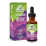 CANNA-MED - Premium Nr. 20 mit 30ML (750 Tropfen) extra starkes und hochdosiertes Hanfsamenöl - Vital Hanfsamenöl - 100% Natur - Hanftropfen mit Omega 3-6-9