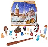 Wizarding World Harry Potter Magical Minis Adventskalender 2023 mit Mini-Zauberstab, 3 Spielfiguren und weiteren Überraschungen, Spielzeug für Kinder ab 6 Jahren, Fanartikel