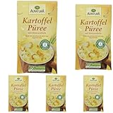 Alnatura Kartoffelpüree mit Röstzwiebeln, 49.5g (Packung mit 5)