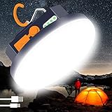 Aicharynic Campinglampe, Ultra Hell 1000 Lumen LED Camping Laterne USB Aufladbar mit 4800 mAh, 4 Leuchtmodi Dimmbar Zeltlampe Tragbar Campingleuchte, Camping Licht für Stromausfällen, Wandern, Notfall