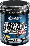 100% BCAAs + Glutamine Zero Orange 500g BCAA Pulver hochdosiert - Veganes & zuckerfreies Aminosäuren Pulver mit Vitamin B6, 6000mg BCAAs und 1000 mg Glutamin pro Portion