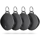 Air Tracker Tag für Apple (iOS NUR), 4-Pack Schlüsselfinder für iPhone, Schlüssel, Gepäck, Katzen, Weltweit Koffer Air Tracking Tags für iPhone Kompatibel mit Apple Wo ist?