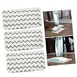 Sosoport 3Stücke Mikrofaser Ersatz Tuch Waschbare Dampfmop Pad für Effektive Aller Böden für Fliesen und Steinböden