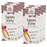 Govinda Bio Tapiokastärke | 1.980g (6x330g) Sparpack | Vegan | Biologischer Anbau | Natürlich & Rein | Geschmacksneutral | Glutenfrei | Ideal zum Andicken & Abbinden | DE-ÖKO-001