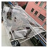 VagxTbs Abdeckplane Transparente Plane für Draußen Garten Gewebeplane Rain Cloth Anti UV Staubdicht Allzweckplane für Gartenarbeit Blume LKW, mit Seil (3.94x4.92ft/1.2x1.5m)