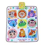 SPYMINNPOO Tanzmatte, Weiche Oberfläche, Mehrere Ebenen, Rhythmus-Schritt-Spielmatte, Elektronische Tanzmatten für Mädchen und Jungen