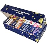 Meßmer Geschenkbox Wärmende Winterzeit | 4x 20 Teebeutel | Zimt Pflaume | Schneewunder | Winterpunsch | Himmelszauber | Geschenkbox mit 4 Früchtetees