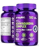 Ashwagandha Kapseln – 600mg Wurzelextrakt mit 5% Withanoliden – Hochdosiert – 180 vegane Kapseln – Laborgeprüft, GMP-zertifiziert, 3-Monats-Vorrat