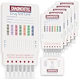 5 x Hochsensible Drogentest-Kits | Tests für 7 Drogen im Urin: Kokain, Cannabis, Ketamin, Opiate, Amphetamine, Benzodiazepine und Ecstasy