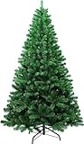 Künstlicher Weihnachtsbaum -mit 40 DIY Weihnachtsbaumschmuck,180cm Tannenbaum 800 Spitzen Metallständer Einfacher Aufbau Christbaum Kunstbaum Grün Weihnachtsbaum künstlich Christmas Tree