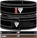 RDX 4” Gewichthebergürtel Hebelschnalle Leder, 10mm Genehmigt IPL USPA, Powerlifiting Trainingsgürtel Krafttraining Fitness Bodybuilding Gürtel, 10 Verstellbar Löcher,Gym Weight Lifting Belt, Herren